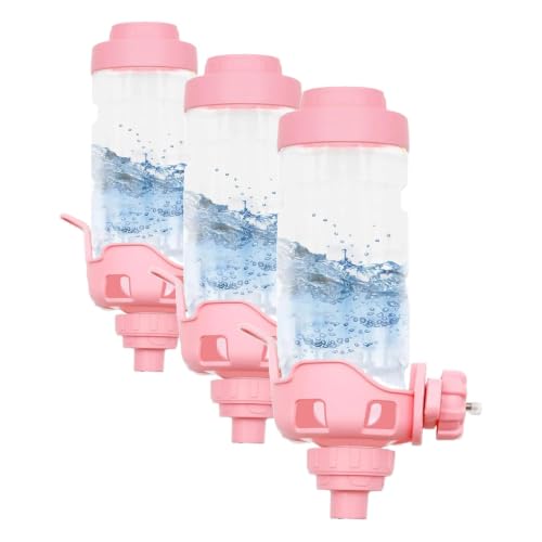 Vannon Water Bottle for Small Animals, 34oz Top-Fill Pet Dispenser, Grey