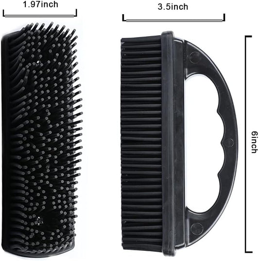 Rubber Brush - Effortless Pet Hair & Lint Removal for Couches & Clothes