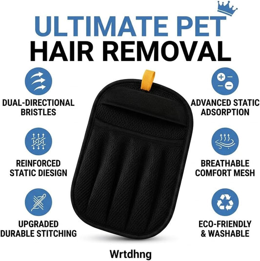 Pet Hair Removal Glove for Dog & Cat,Reusable Electrostatic Pet Hair Glove