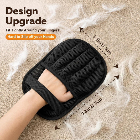 Electrostatic Pet Hair Removal Glove Cat & Dog, Reusable Pet Hair Glove