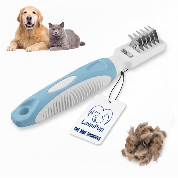 Pet Mat Remover – Professional Dematting Comb for Dogs and Cats