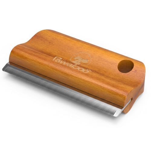 Pawaboo Deshedding Brush for Dogs & Cats, Dog Hair Removal Comb
