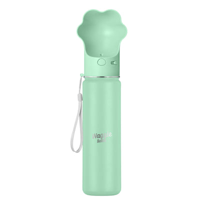 Stainless Steel Dog Travel Water Bottle, Vacuum Insulated Portable Dog Water Dispenser, Drink Cup and Snack Container On The Go, Outdoor Walking, Hiking, Travel (Red, 22oz)