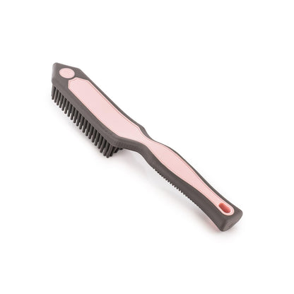 Detail Factory Pet Hair Brush for Car Interior, Rubber Bristle Fur Remover for Carpet, Upholstery, Seats, Cargo Areas & Pet Beds, Gray