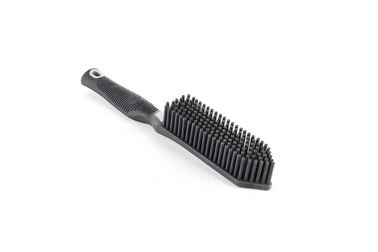 Detail Factory Pet Hair Brush for Car Interior, Rubber Bristle Fur Remover for Carpet, Upholstery, Seats, Cargo Areas & Pet Beds, Gray