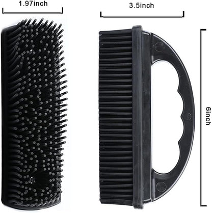 Rubber Brush - Effortless Pet Hair & Lint Removal for Couches & Clothes