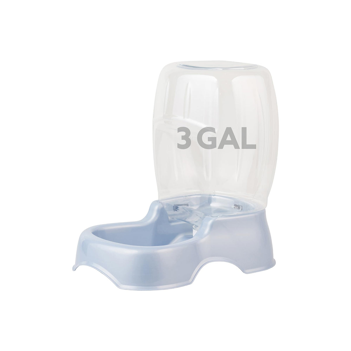 Petmate Pet Cafe Gravity Water Dispenser, 0.75 GAL, Pearl Gray