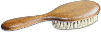 Mars Coat King Bristle Cat Hair Brush Deshedding Tool – Pet Grooming Supplies for Furry, Shaggy, Loose Hair in All Breeds, Wooden Handle for Thick Coats – ¾” Bristles, 2” Wide Head, (99M-394)