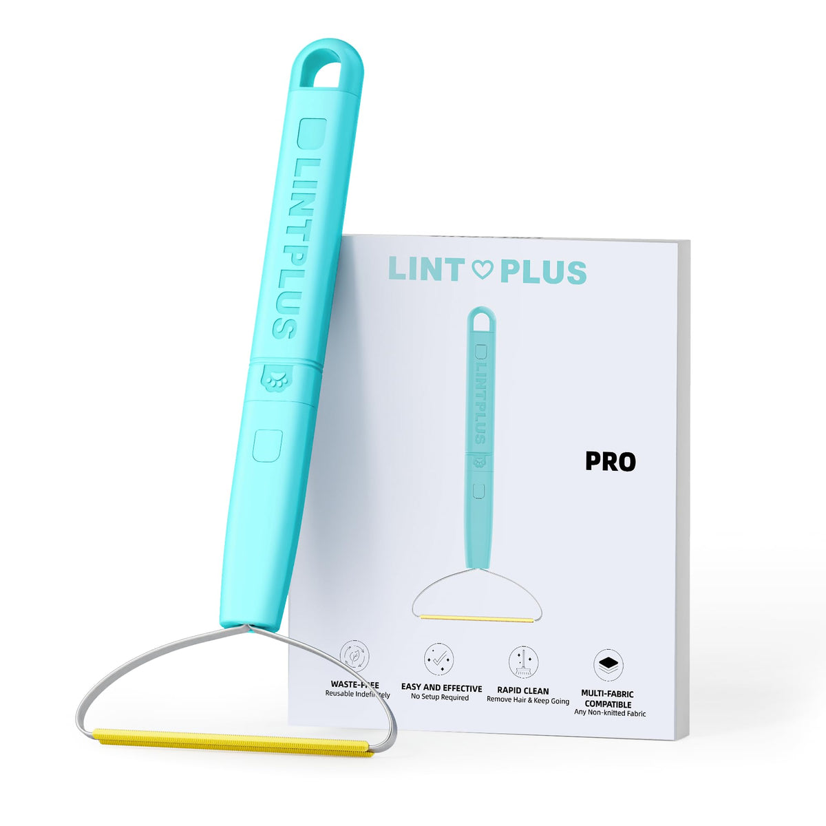 Deep Cleaner Pro Pet Hair Remover-Special Cat Hair Remover Multi Fabric Edge and Carpet Rake Scraper by LINTPLUS-Dog Hair Remover for Rugs,Couch & Pet Towers-Easy to Every Hair!