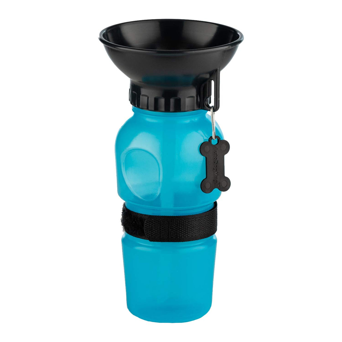 Highwave AutoDogMug Dog Water Bottle with Built-in Bowl, 20 oz, Pink