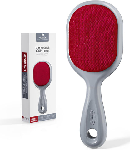 VASSON Double-Sided Lint Brushes for Clothes & Pet Hair Remover