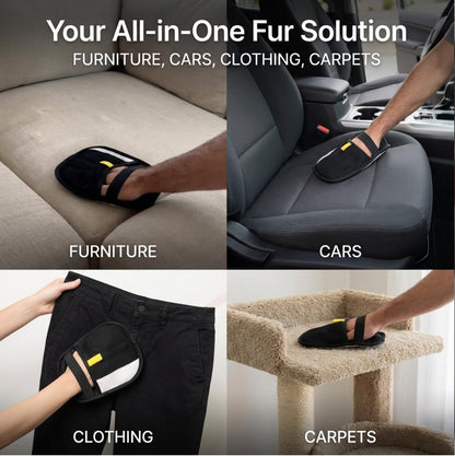 Electrostatic Fur Removal Glove – Instant Pet Hair Remover for Dogs & Cats, Lint & Fur Pickup for Home, Furniture, Cars, & Clothing (2)
