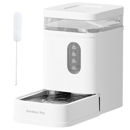 2.2 Gallon Automatic Dog Water Dispenser with Stainless Steel Bowl