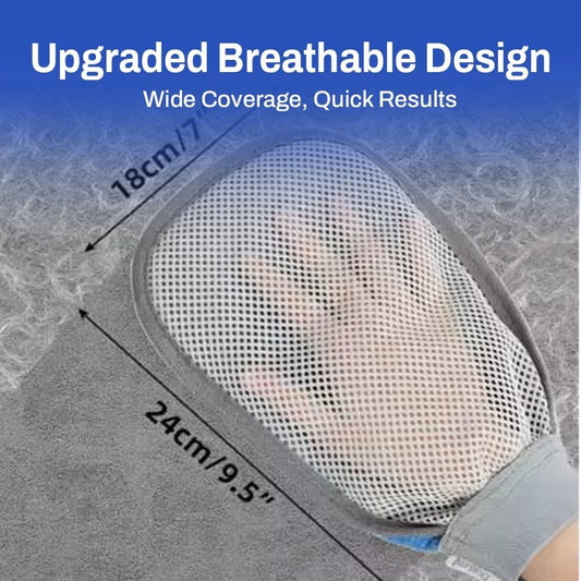Nexius Pet Hair Remover Glove for Dogs & Cats, Reusable Electrostatic Pet Hair Removal Mitt, Fur Remover Glove, Dog Hair Remover Mitt, Cat Hair Mitt Glove, Pet Grooming & Lint Removal Tool