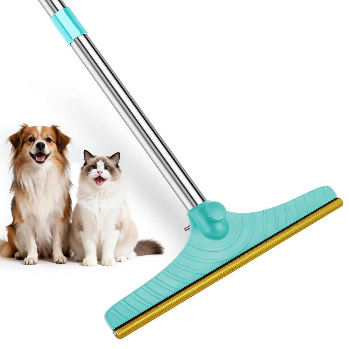 Carpet Rake for Pet Hair Removal Tool, Dog Cat Hair Remover for Furniture