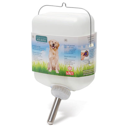 Lixit® Wide Mouth Water Bottles for Large Dogs (White, 32 Ounce)