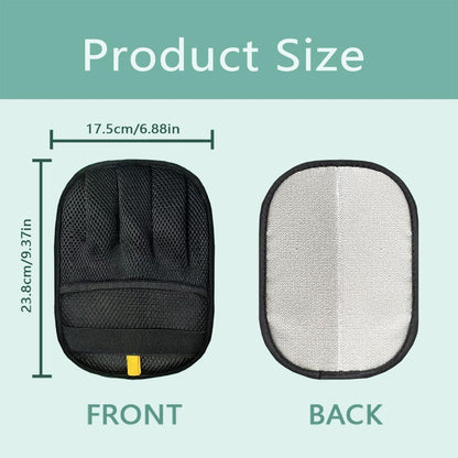 2-Pack Reusable Electrostatic Pet Hair Remover Gloves for Furniture, Carpets, Car Interiors & Auto Upholstery.