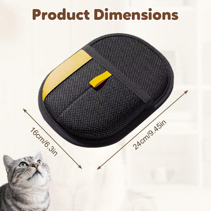 2025 Thickened Strong Pet Hair Removal Glove for Cats & Dogs, Electrostatic Gloves for Pet Grooming, Reusable Quick De-Shedding Gloves for Couch, Clothing, Carpet, Furniture, Car Seats (2pcs)