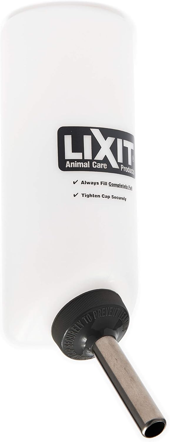 Lixit® Wide Mouth Water Bottles for Large Dogs (White, 32 Ounce)