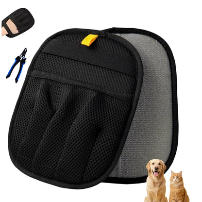 Pet Hair Removal Glove for Dogs & Cats, Electrostatic Reusable Fur Remover