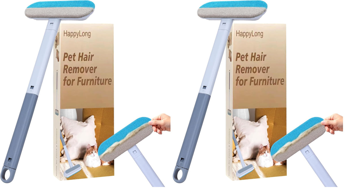 Pet Hair Remover for Furniture-17.3" Reusable Lint Brush for Dog & Cat Hair