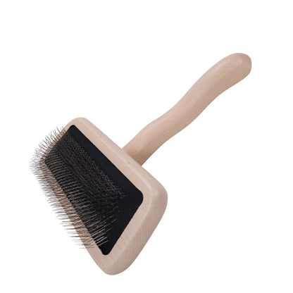 Chris Christensen Big G Dog Slicker Brush for Dogs (Goldendoodles, Labradoodles, Poodles), Groom Like a Professional, Fluff Detangle Style, Saves Time Energy, Teal, Large