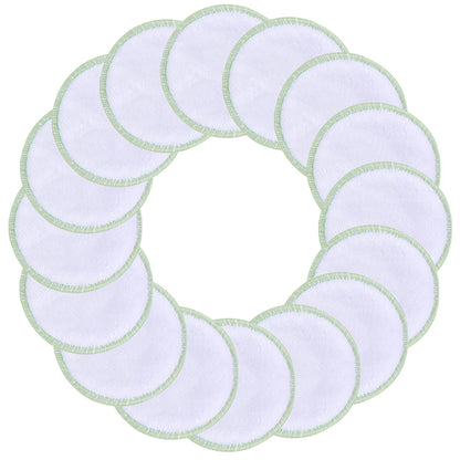 SUNLAND Reusable Makeup Remover Pads,Round 3.15inch,16 Pack,Darkgrey