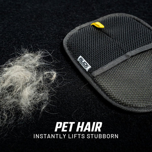 Slick Products Reusable Pet Hair Removal Glove for Car, Carpet & Upholstery