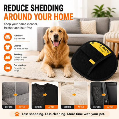 Pet Hair Remover Glove for Dogs & Cats, Upgraded Five-Finger Electrostatic Reusable & Washable Fur Removal Tool, Effortlessly Removes Pet Hair from Clothes, Couch, Sofa, Carpet, Bed, Laundry