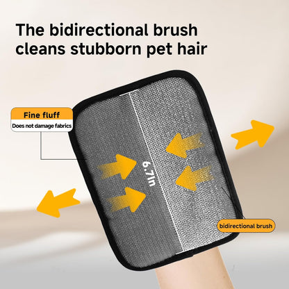 NVNAN 2-in-1 Pet Grooming Glove and Fabric Hair Remover