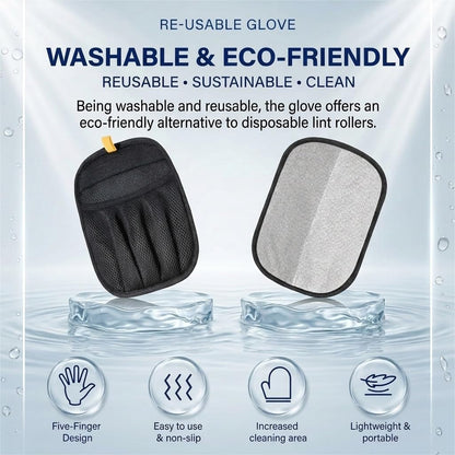Pet Hair Removal Glove for Dog & Cat,Reusable Electrostatic Pet Hair Glove