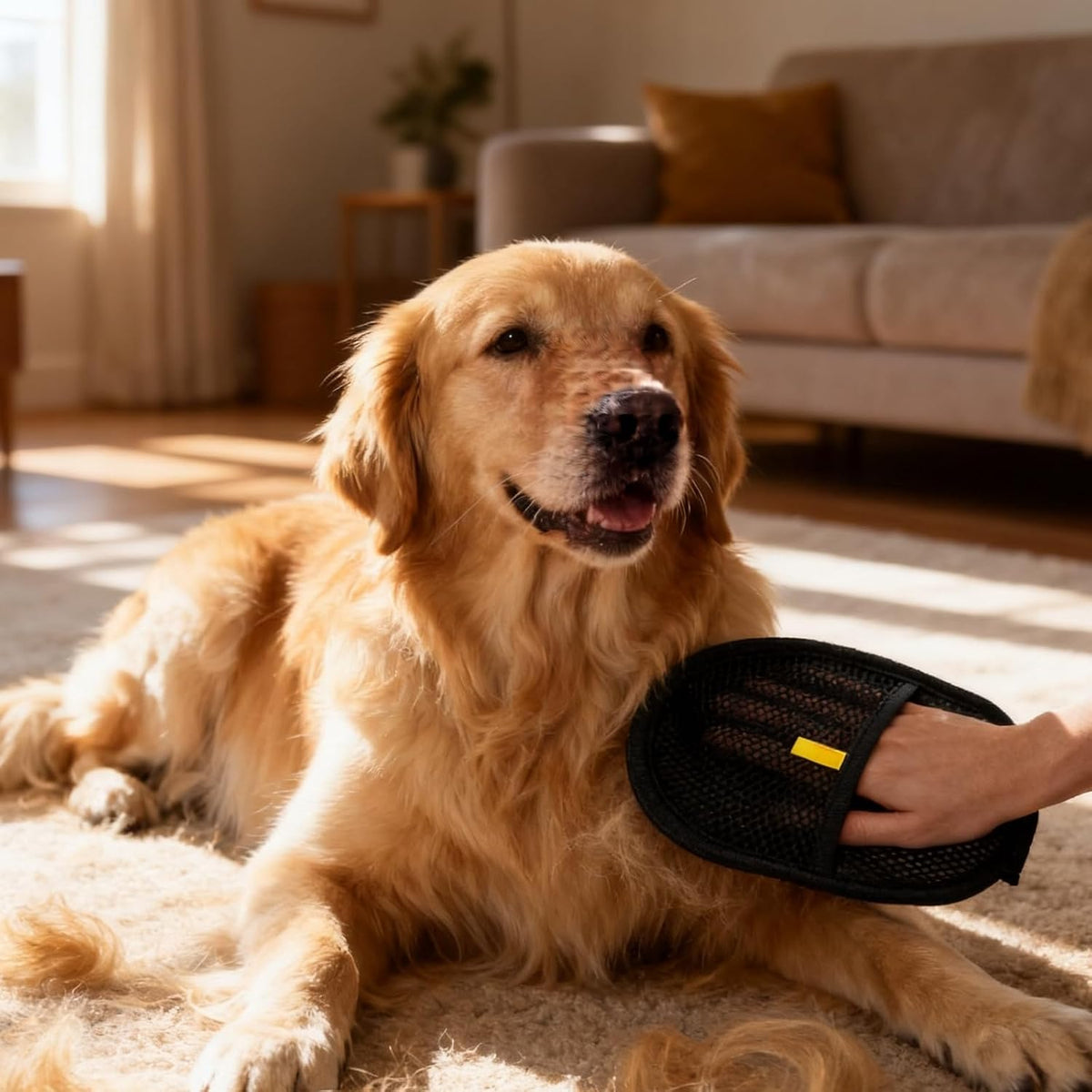 2Pcs Pet Hair Removal Glove Reusable Pet Glove Electrostatic Pet Grooming Remover for Cats and Dogs Extra Large Size for Couch Carpet Car Seat Clothes Laundry