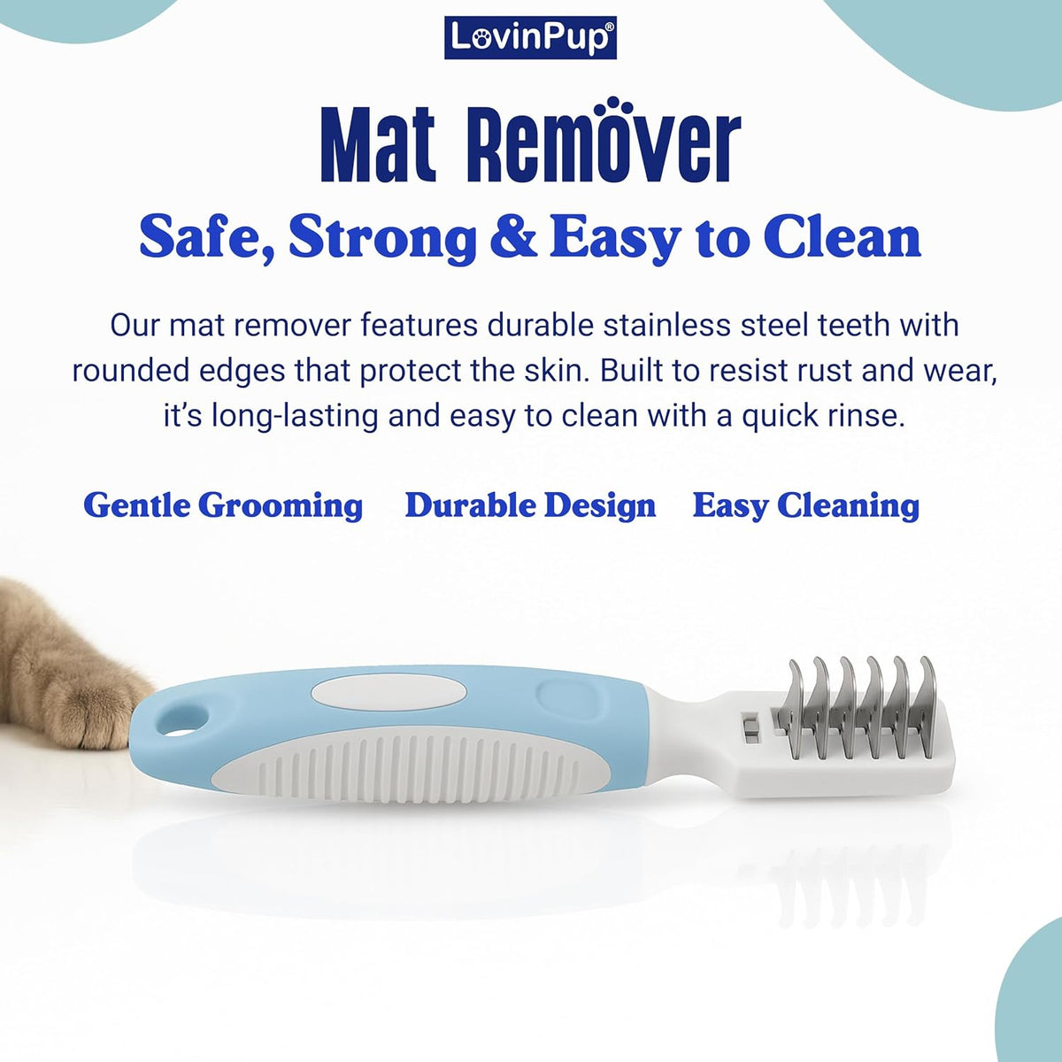 Pet Mat Remover – Professional Dematting Comb for Dogs and Cats