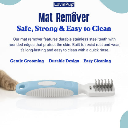 Pet Mat Remover – Professional Dematting Comb for Dogs and Cats