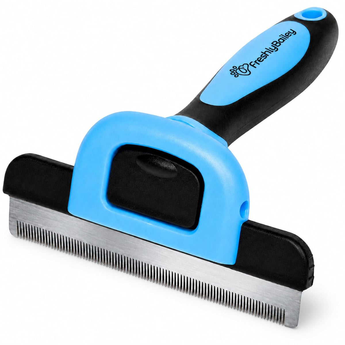 Short Hair Deshedding Brush for Dogs & Cats - Grooming Comb