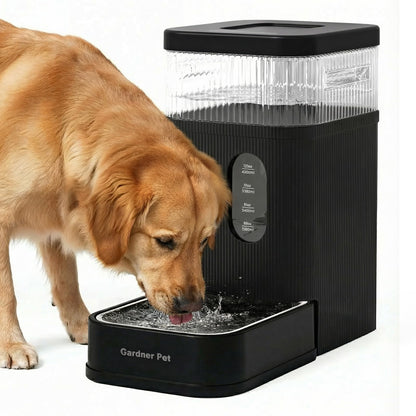2.2 Gallon Automatic Dog Water Dispenser with Stainless Steel Bowl