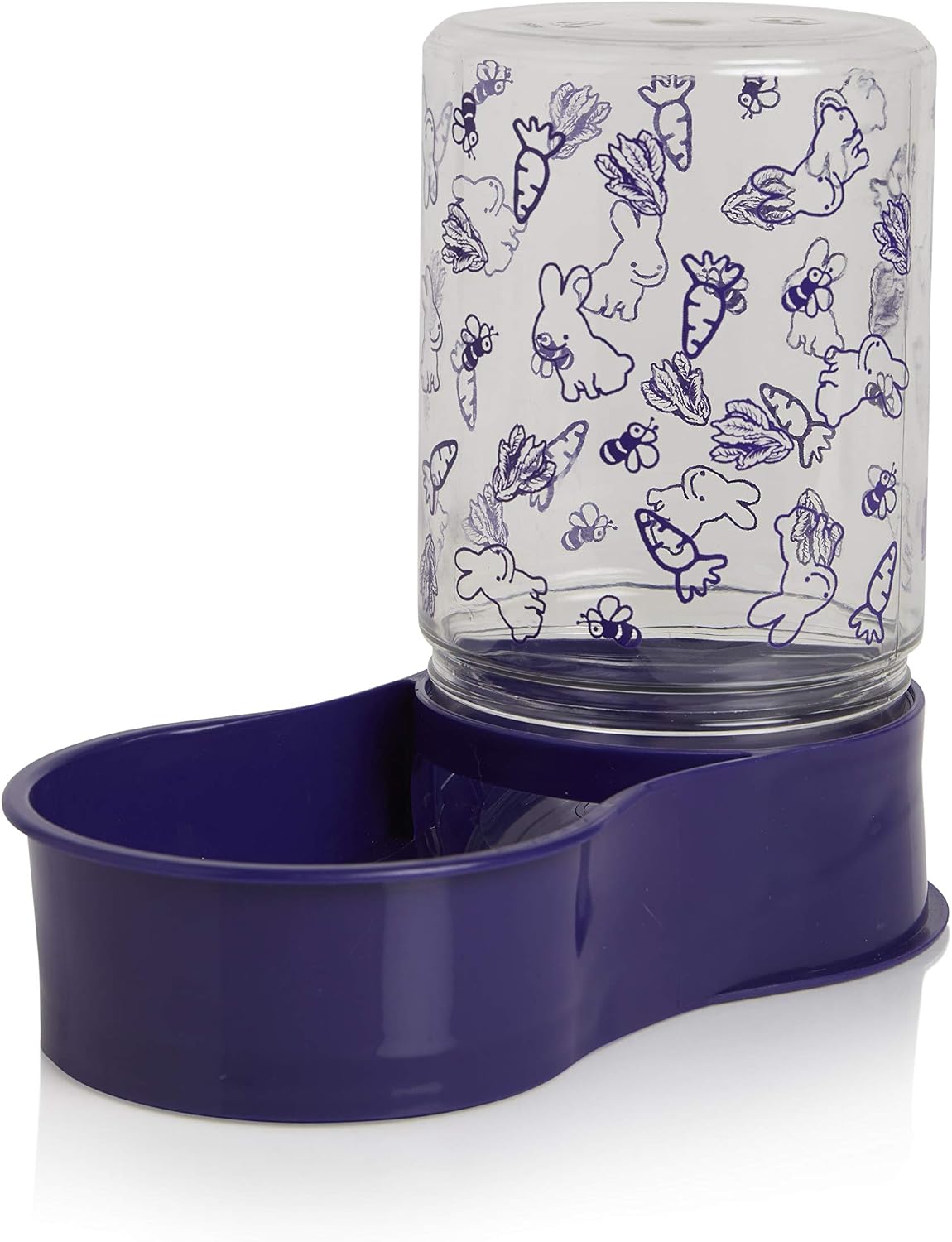 Lixit Reversible Waterer/Feeder for Rabbits and Other Small Animals. (Pack of 1),Purple