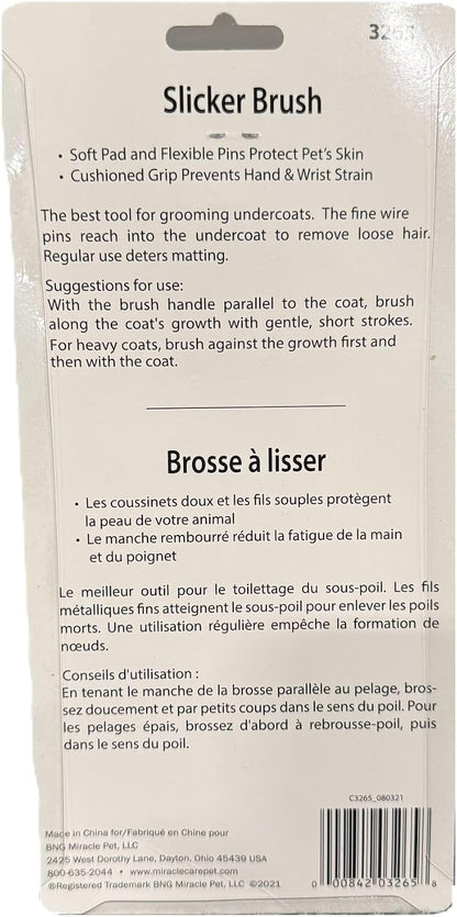 Miracle Care Small Slicker Brush for Dogs and Cats