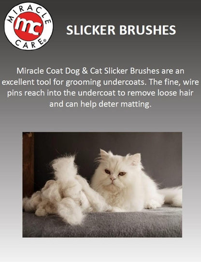 Miracle Care Small Slicker Brush for Dogs and Cats