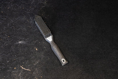 Detail Factory Pet Hair Brush for Car Interior, Rubber Bristle Fur Remover for Carpet, Upholstery, Seats, Cargo Areas & Pet Beds, Gray
