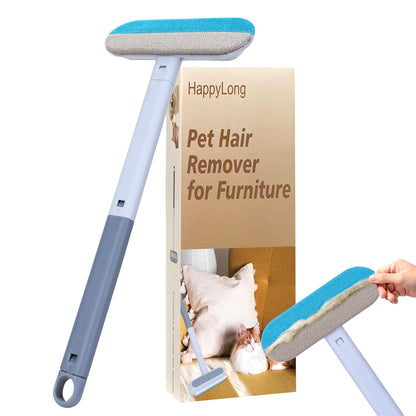Pet Hair Remover for Furniture-17.3" Reusable Lint Brush for Dog & Cat Hair