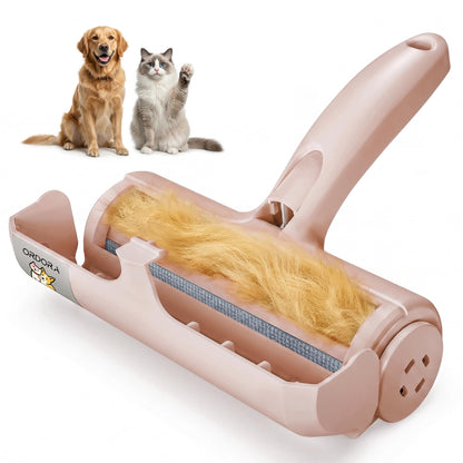 ORDORA Pet Hair Remover Roller, Reusable Lint Roller for Dog and Cat Hair