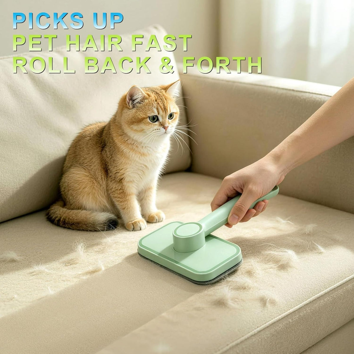 Pet Hair Remover – Reusable Lint Remover for Dog and Cat Hair, Pet Carpet Cleaner Electrostatic Lint Brush Magic Pet Hair Removal Tool for Carpet, Clothes, Rugs, Couch, Car, Bedding, Fabric Furniture