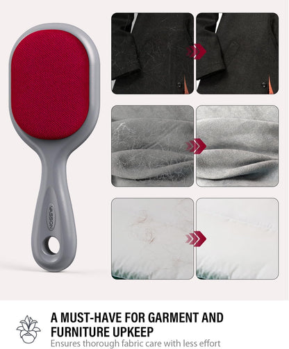 VASSON Double-Sided Lint Brushes for Clothes & Pet Hair Remover