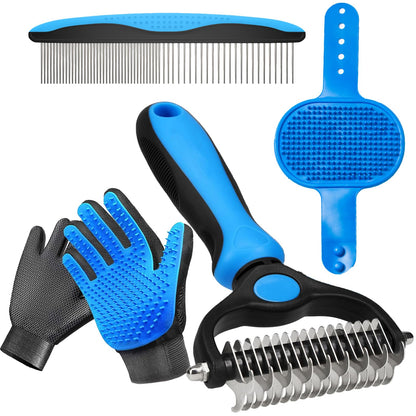 NVNAN 2-in-1 Pet Grooming Glove and Fabric Hair Remover