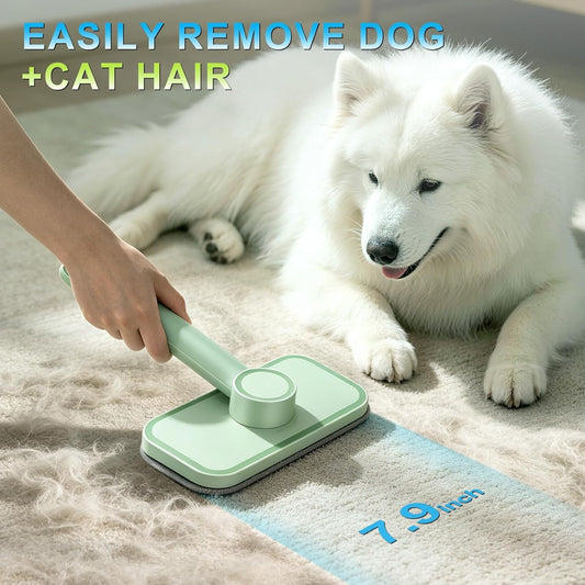 Pet Hair Remover – Reusable Lint Remover for Dog and Cat Hair, Pet Carpet Cleaner Electrostatic Lint Brush Magic Pet Hair Removal Tool for Carpet, Clothes, Rugs, Couch, Car, Bedding, Fabric Furniture