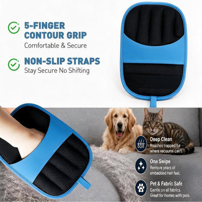 JONEME Pet Hair Removal Glove for Dogs & Cats