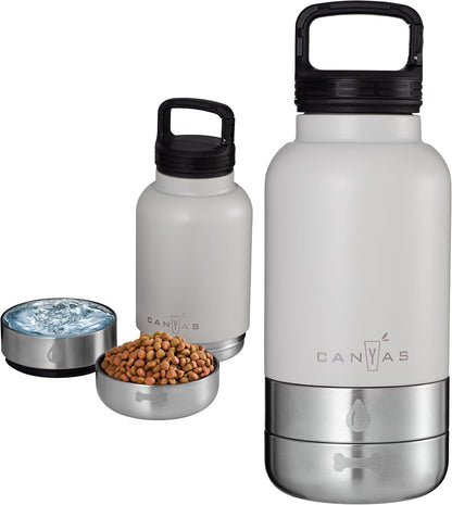 32oz Insulated Dog Water Bottle, Leak Proof with Food & Water Bowls