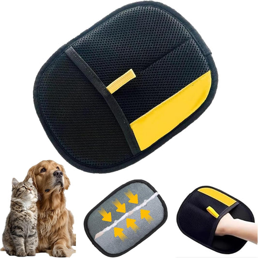 Hair Removal Glove, Pet Hair Removal Glove for Dogs & Cats, Hair Remover Glove for Pet, Electrostatic Pet Hair Gloves for Clothing, Bed, Couch, Carpet, Car Seat (1)