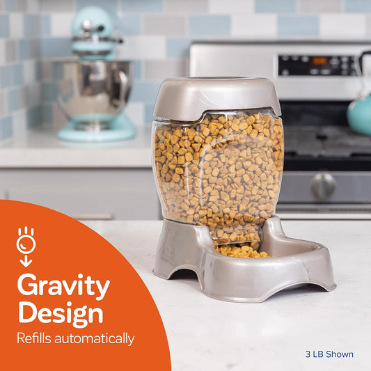 Petmate Pet Cafe Feeder for Dogs and Cats, Pearlescent